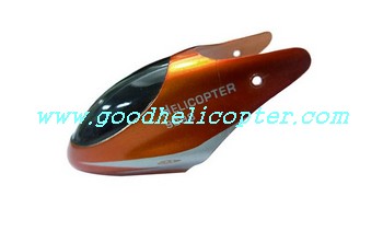 ShuangMa-9098/9102 helicopter parts head cover (orange color) - Click Image to Close